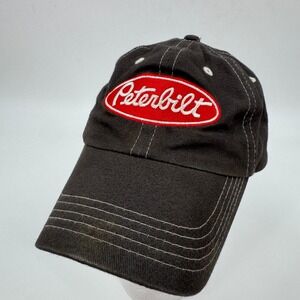 Peterbilt Sioux Falls‎ Black Cotton Embroidered Baseball Cap Trucker Hat OSFM